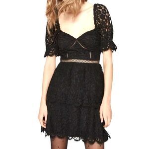 Bardot Lace Dress